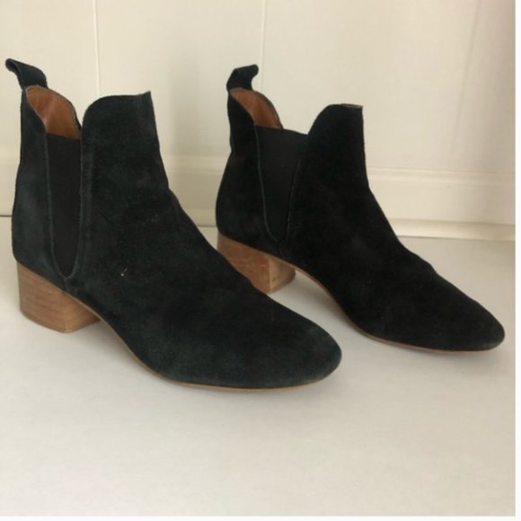 Topshop Suede Black Boots | Suede Boots | Black Boots - Picture 9 of 11